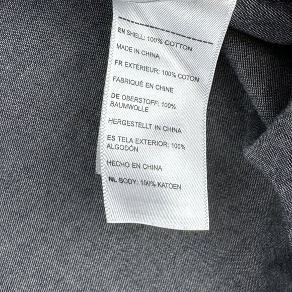 UNTUCKit Mens Regular Fit Casablanca Cotton Grey Button Up Long Sleeve Shirt XL - Picture 9 of 9